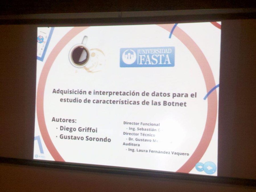 Foto del proyecto: Adquisición e Interpretación de Datos para el Estudio de Características de las Botnet